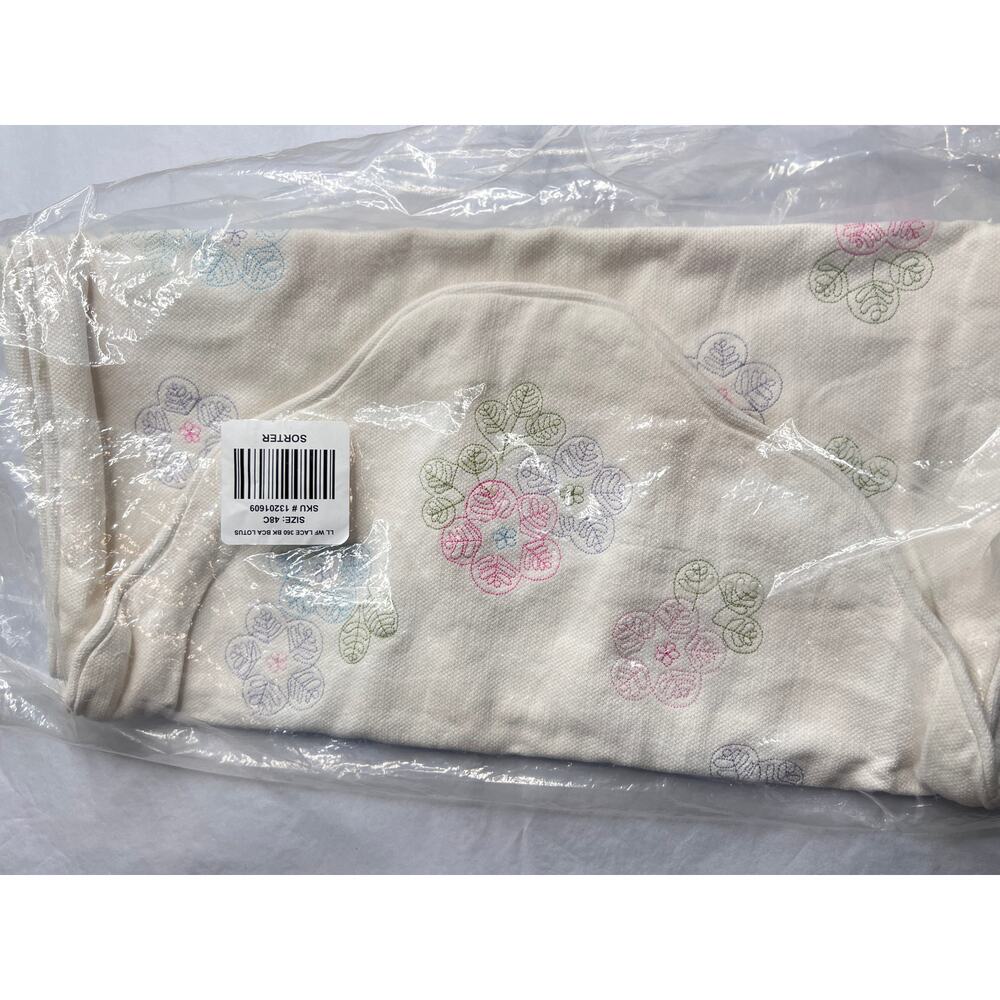 Cottage Comfort NEW table runner 47" white pastel floral embroidery country